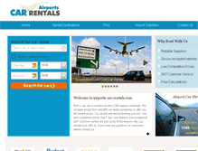 Tablet Screenshot of airports-car-rentals.com